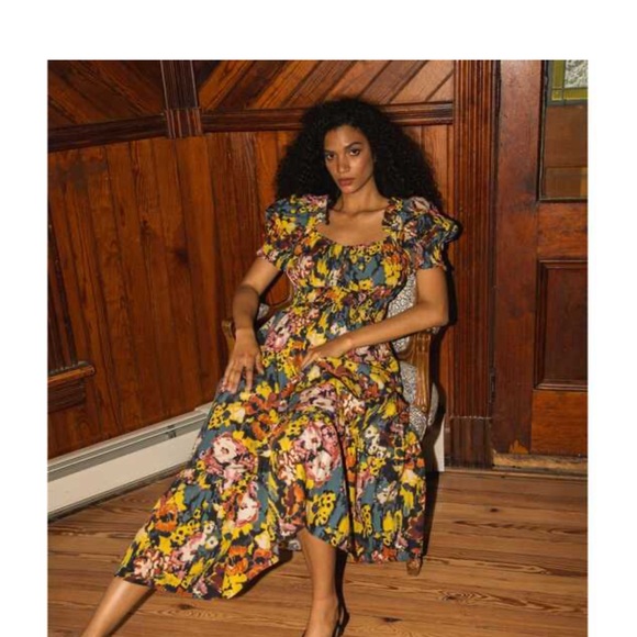 Cleobella Caprice Ankle Dress in ‘Monet’ - Picture 11 of 13